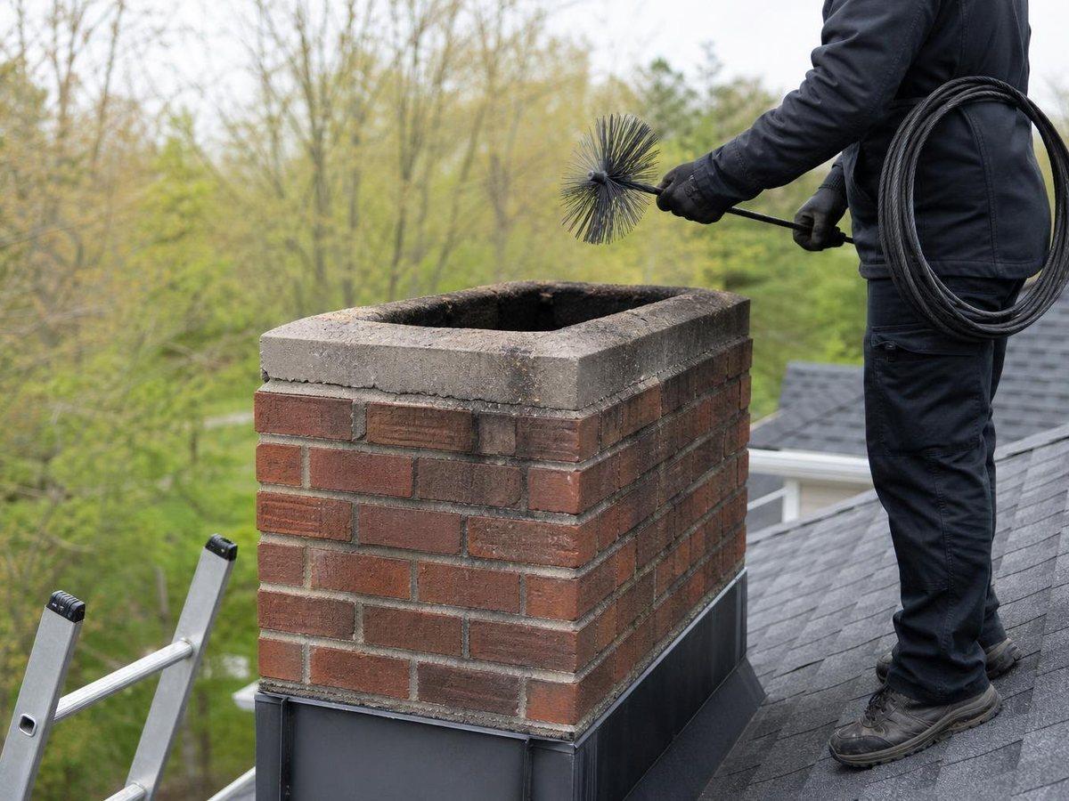 Rail Chimney Service work in Southbury